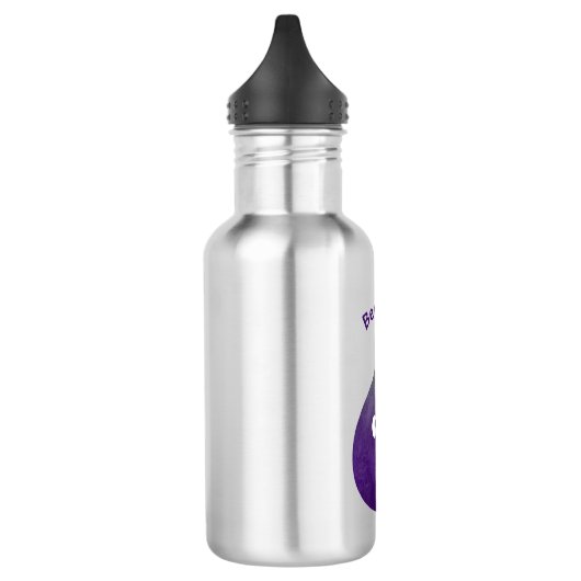 Vruchten van paars cartoon waterfles  (Links)