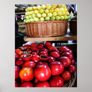 Vruchten van passie afdrukken poster