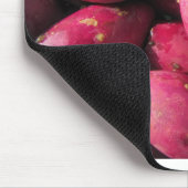 Vruchten van roodbruine peren muismat (Hoek)