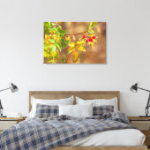 vruchten van wilde Rozen Canvas Afdruk (Insitu (Slaapkamer))