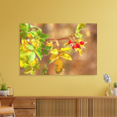 vruchten van wilde Rozen Canvas Afdruk (Insitu (Woonkamer))