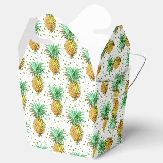 Vruchten van zomerananassap bedankdoosjes (Geopend)