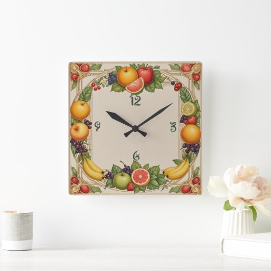 Vruchten Vierkante Klok (Huis)