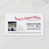 Vruchten Vloeiend Nutritionist Food Coach Visitekaartje (Achterkant)