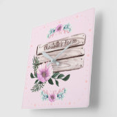 Vruchten voor meisjes aanpassen vierkante klok (Hoek)