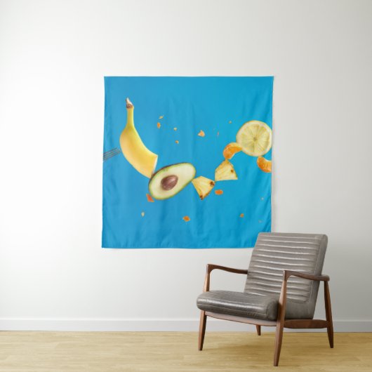  vruchten wandkleed (In Situ (horizontaal))