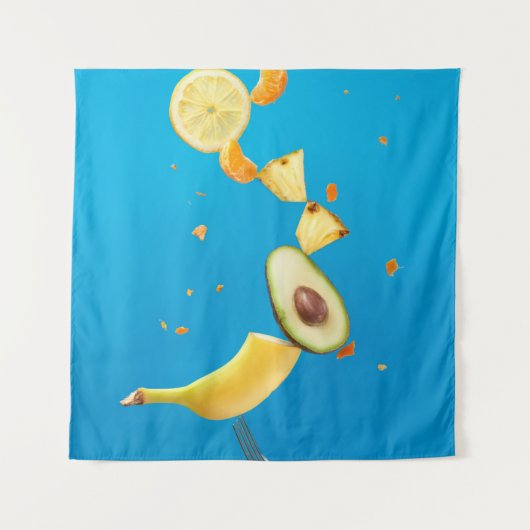  vruchten wandkleed (Voorkant)