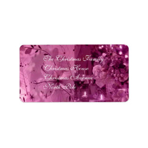 Vruchten, wijn en bloemen etiket