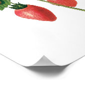  vruchtenbessen Voedingsaardbeien door Redoute Poster (Hoek)