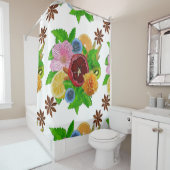 Vruchtenbiet. Douchegordijn (In situ)