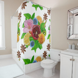 Vruchtenbiet. Douchegordijn