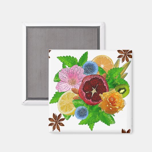 Vruchtenbiet. Magneet (Voorkant / Achterkant)