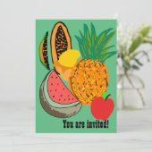 Vruchtendag Kaart (Staand voorkant)