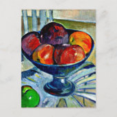 Vruchtendish op een tuinstoel briefkaart (Voorkant)