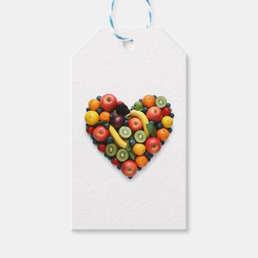 Vruchtenhart Cadeaulabel (Voorkant)