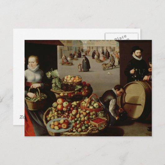 Vruchtenmarkt Briefkaart (Voorkant / Achterkant)