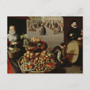Vruchtenmarkt Briefkaart
