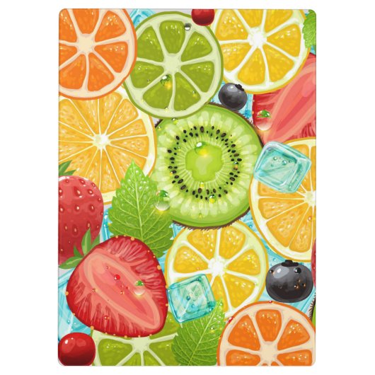 Vruchtenmengsel Klembord (Achterkant)