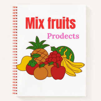 vruchtenmengsel notitieboek