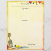 vruchtenmoes recept letterhead (Voorkant)