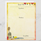 vruchtenmoes recept letterhead (Voorkant / Achterkant)