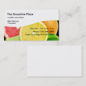 Vruchtenmoes Visitekaartje (Voorkant / Achterkant)