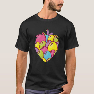 Vruchtenovers aardbei Funny Family Matking Pres T-shirt