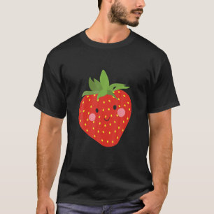 Vruchtenovers aardbei Funny Family Matking Pres T-shirt