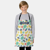 Vruchtenpatroon, aangepast Schort voor All-Over Pr (Gedragen)