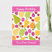 Vruchtensalade Kaart (Voorkant)