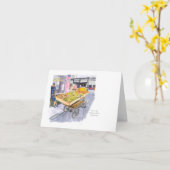 Vruchtensalon in het oude Havana, Cuba Kaart (Gele Bloem)