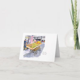 Vruchtensalon in het oude Havana, Cuba Kaart