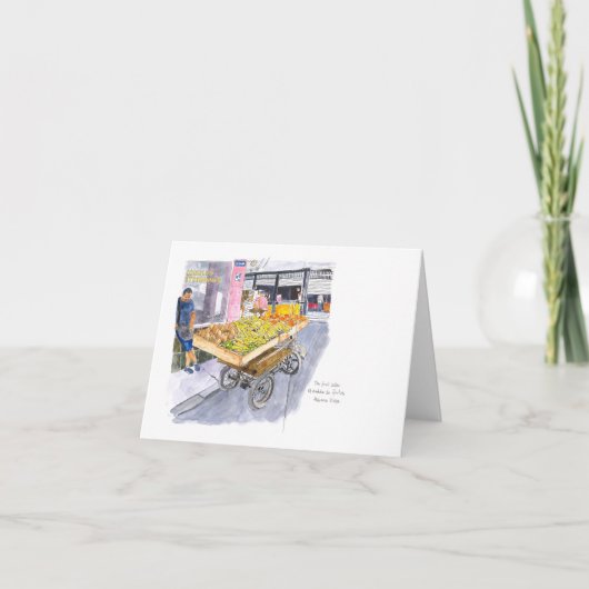 Vruchtensalon in het oude Havana, Cuba Kaart (Voorkant)