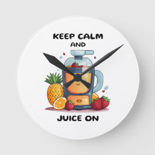 Vruchtensapcentrifuge Keep Calm And Juice  Gezondh Ronde Klok