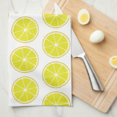 Vruchtensliezen met lemon-stijl theedoek (Quarter Fold)