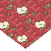 vruchtensoort met een schattig getild appelpatroon korte tafelloper (Hoek)