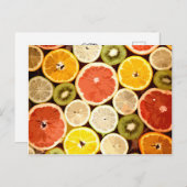 Vruchtensoorten aangepaste Briefkaarten (Voorkant / Achterkant)