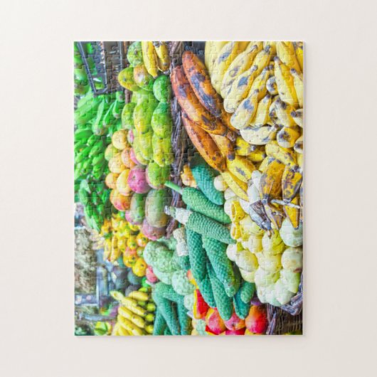 Vruchtenstallen in de Grenadines. Legpuzzel (Verticaal)