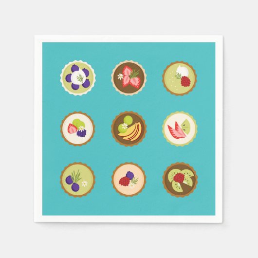 vruchtentaart servet (Voorkant)