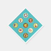 vruchtentaart servet (Hoek)