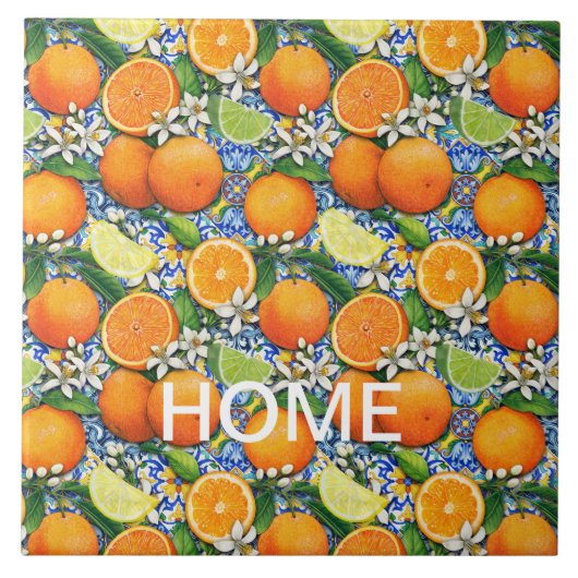 Vruchtenthema Tegeltje (Voorkant)