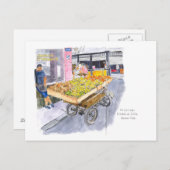 Vruchtenverkoper in Old Havana, Cuba Briefkaart (Voorkant / Achterkant)