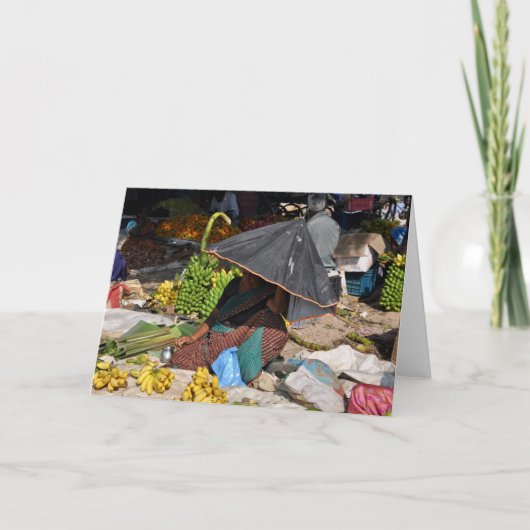 Vruchtenverkoper, Tamil Nadu Kaart (Voorkant)