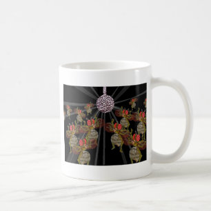 Vruchtenvliegen onder de Disco Ball Koffiemok