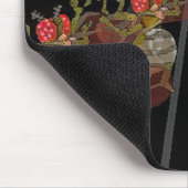 Vruchtenvliegen onder de Disco Ball Muismat (Hoek)