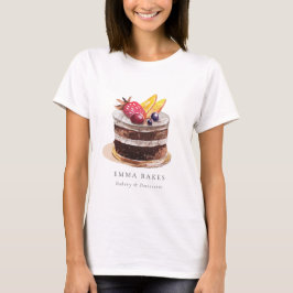 VRUCHTENVLOEISKAPITEIN PATISSERIE CUPCAKE BAKERY C T-SHIRT