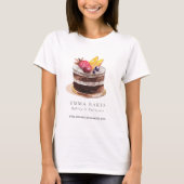 VRUCHTENVLOEISKAPITEIN PATISSERIE CUPCAKE BAKERY C T-SHIRT (Voorkant)