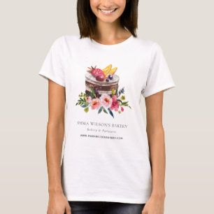 VRUCHTENVLOEISKAPITEIN PATISSERIE CUPCAKE BAKERY C T-SHIRT