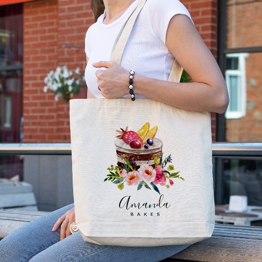 VRUCHTENVLOEISKAPITEIN PATISSERIE CUPCAKE BAKERY C TOTE BAG