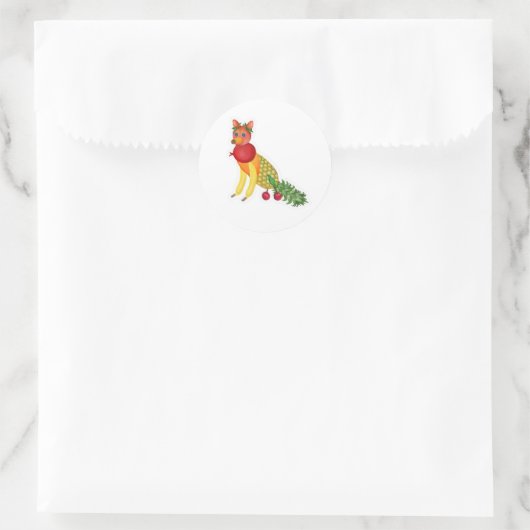 Vruchtenvos! Sticker (Tas)